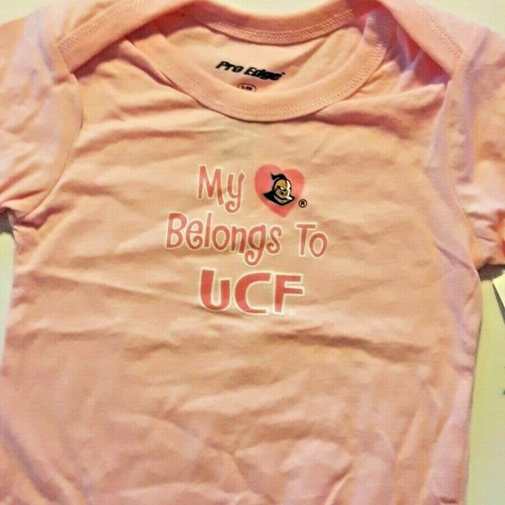 PROEDGE UCF GOLDEN KNIGHTS 6-9 MO PINK CREEPER NEW
